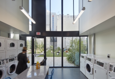 Laundry Room in 222 Taylor Street, affordable housing in San Francisco