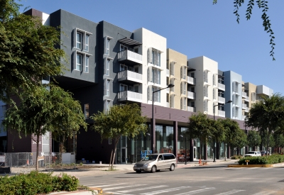 Construction of Station Center Family Housing in Union City, Ca