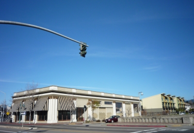 Existing site of The Intersection in Emeryville, California.