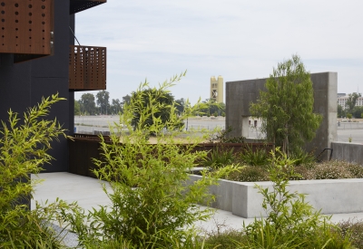 Courtyard inside Rivermark in Sacramento, Ca.