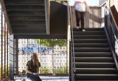 Stairs at Rivermark in Sacramento, Ca.