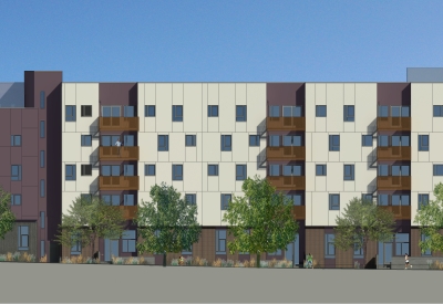 North elevation rendering for Rivermark in Sacramento, Ca.