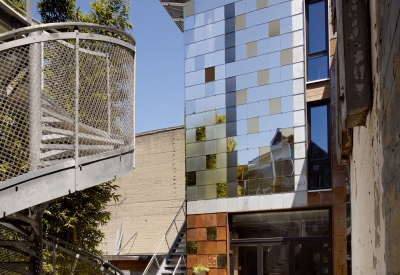 Exterior view of Zero Cottage in San Francisco.