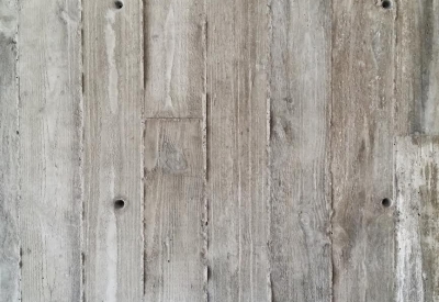 Close-up of the concrete walls at Lakeside Senior Housing in Oakland, Ca