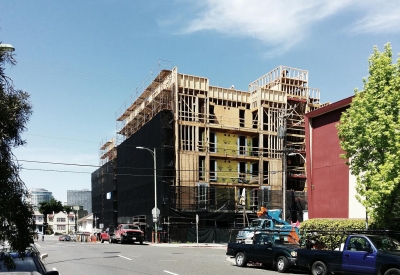 Construction of Lakeside Senior Housing in Oakland, Ca.