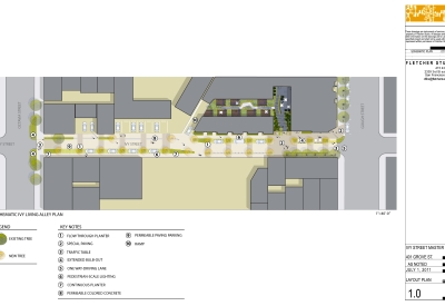 Site plan of 300 Ivy in San Francisco, CA.