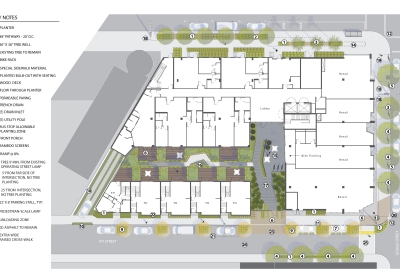 Site plan of 300 Ivy in San Francisco, CA.