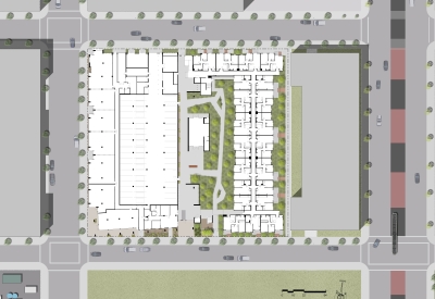 Site plan for Five88 in San Francisco.