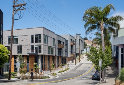 Exterior street view of Mason on Mariposa in San Francisco.