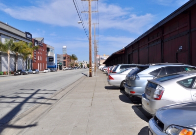 Site before construction of 855 Brannan in San Francisco.