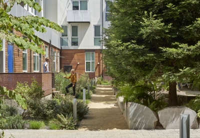 Public open space at 855 Brannan in San Francisco.