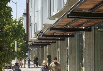 Retail spaces at 855 Brannan in San Francisco.