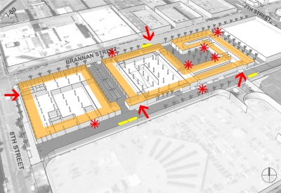 Active edges aerial diagram for 855 Brannan in San Francisco.