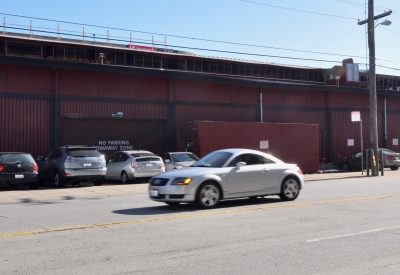 Site before construction of 855 Brannan in San Francisco.