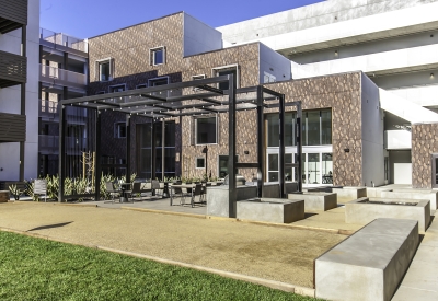 Community space at Foundry Commons in San Jose, Ca. 