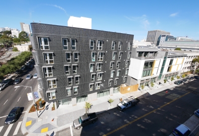 Exterior view of 388 Fulton in San Francisco, CA.