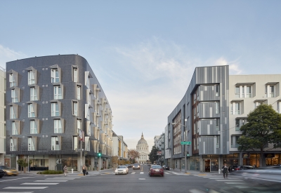 Exterior street view of 388 Fulton in San Francisco, CA.