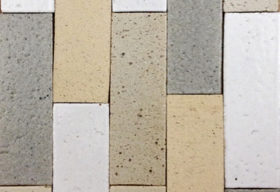 Detail view of tile at 388 Fulton in San Francisco, CA.