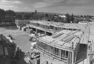 Construction of Mayfield Place in Palo Alto, Ca.