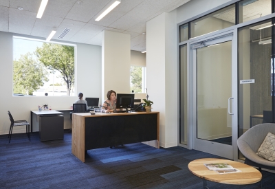 Office suite inside Mayfield Place in Palo Alto, Ca.