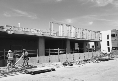 Construction of Pacific Point Apartments in San Francisco, CA.
