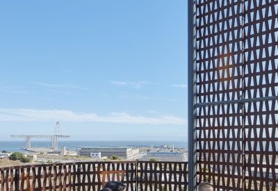 Tower view of Pacific Pointe Apartments in San Francisco, CA.