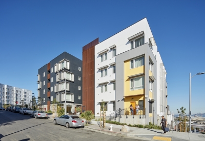 Exterior corner view of 847-848 Fairfax Avenue in San Francisco.