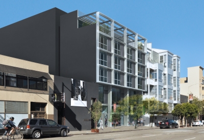 Elevation of exterior view of OME in San Francisco, CA.