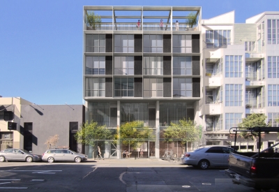 Elevation of exterior view of OME in San Francisco, CA.