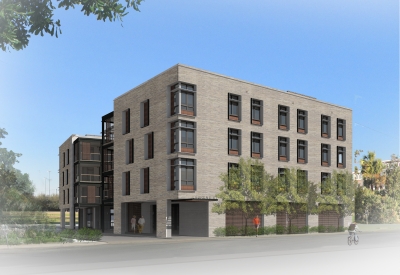 Exterior rendering of Williams Terrace in Charleston, SC.