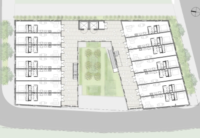 Site plan of Williams Terrace in Charleston, SC.