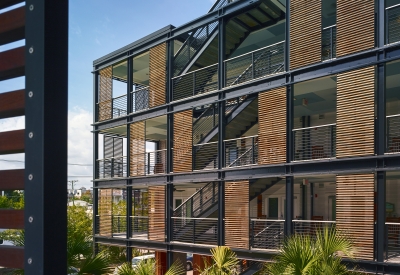 Exterior view of Williams Terrace in Charleston, SC.