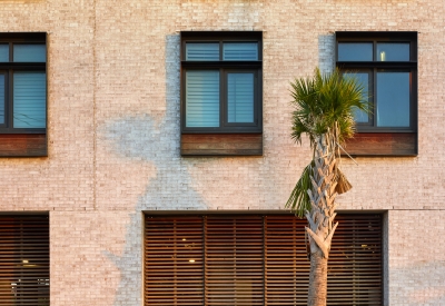 Exterior view of Williams Terrace in Charleston, SC.