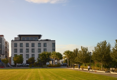 Exterior view of Williams Terrace in Charleston, SC.