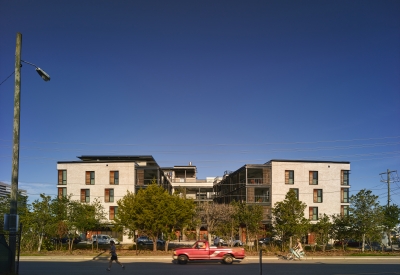 Exterior view of Williams Terrace in Charleston, SC.