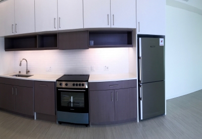 Interior of the mod for Union Flats in Union City, Ca.