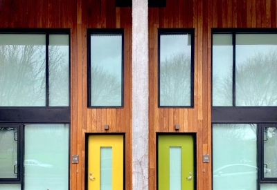 Exterior of flex lofts at Union Flats in Union City, Ca.