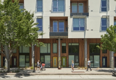 Exterior of flex lofts at Union Flats in Union City, Ca.