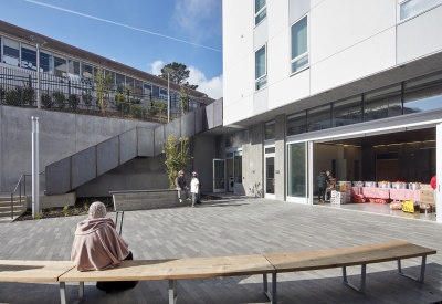 Exterior view of 901 Fairfax Avenue in San Francisco, CA.