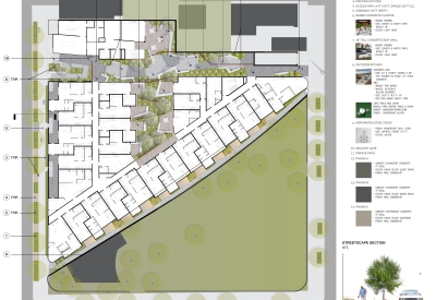 Site plan for 2675 Folsom Street in San Francisco.