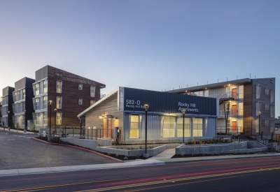 Street view of Rocky Hill Veterans Housing in Vacaville, California.