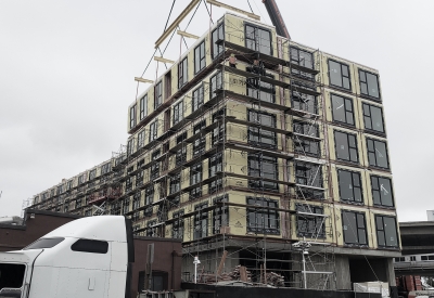 Construction of The Union in Oakland, CA.