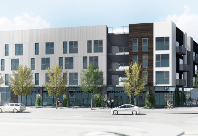 Exterior rendering of the elevation for 26th and Clarksville in Nashville, Tennessee.