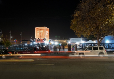 Street view of the grand opening of SPARC-It-Place in Oakland, Ca