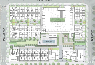 Site plan for Windflower II in Union City, California.