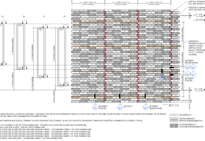 Diagram of tile for 555 Larkin in San Francisco.