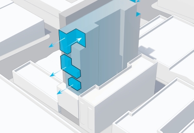 Bays diagram of 921 O'Farrell in San Francisco, Ca.