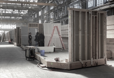 Modular construction for Tahanan Supportive Housing in San Francisco.