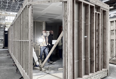 Modular construction for Tahanan Supportive Housing in San Francisco.