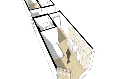 Modular plan for Tahanan Supportive Housing in San Francisco.